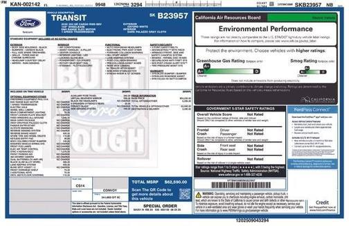 Oxford White 2025 Ford E-Transit Base