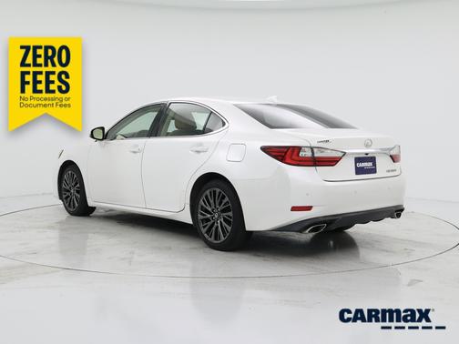 White 2016 Lexus ES 350