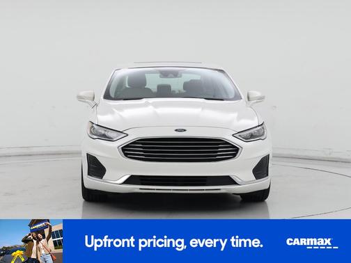 White 2019 Ford Fusion Hybrid SEL