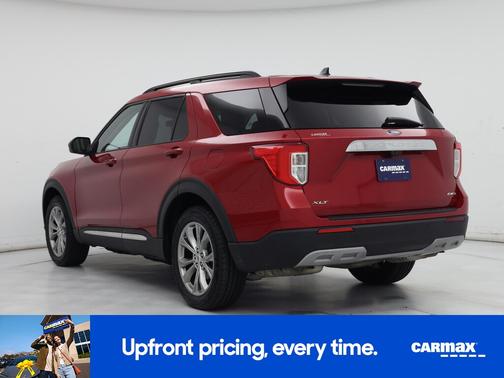 Red 2022 Ford Explorer XLT