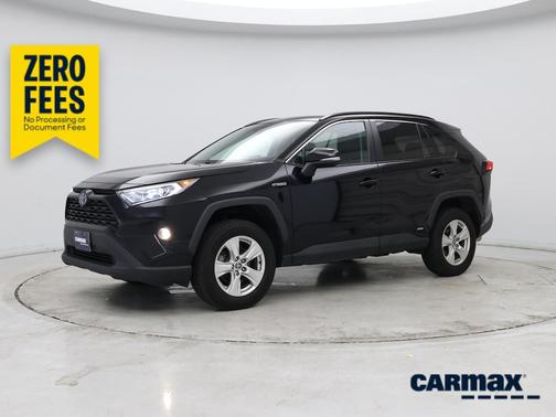 Black 2021 Toyota RAV4 Hybrid XLE