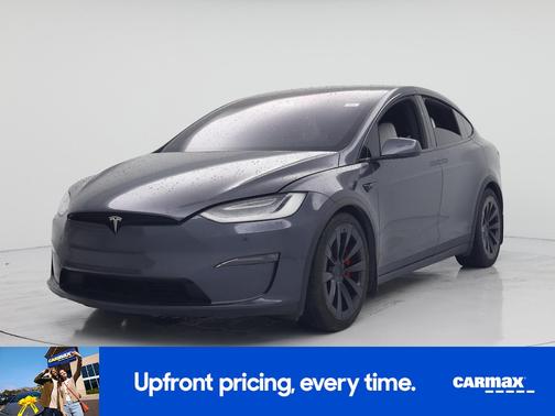 Gray 2022 Tesla Model X Plaid