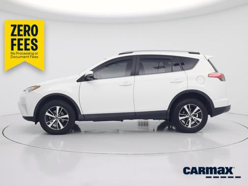 White 2017 Toyota RAV4 XLE