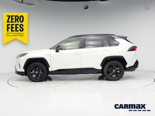 White 2020 Toyota RAV4 Hybrid XSE