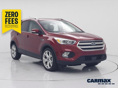 Red 2019 Ford Escape Titanium