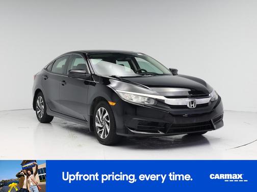 Black 2017 Honda Civic EX