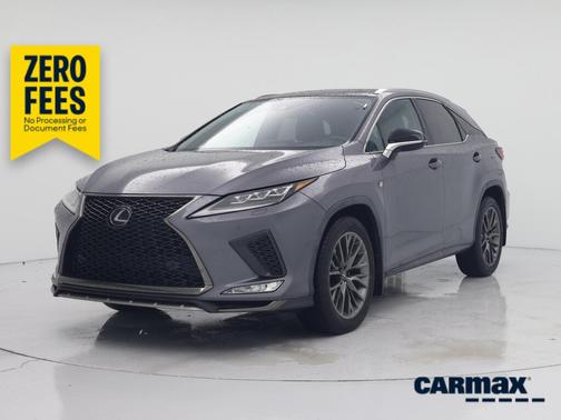 Gray 2020 Lexus RX 350 F-Sport
