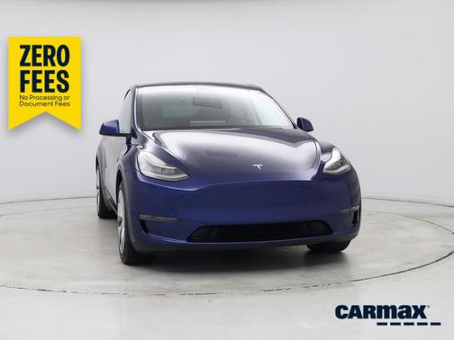 Blue 2021 Tesla Model Y Long Range