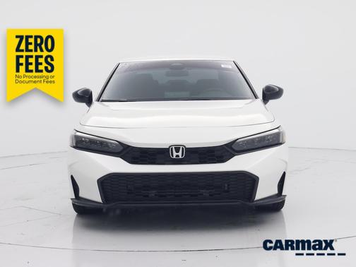 White 2025 Honda Civic Sport