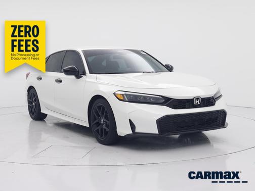 White 2025 Honda Civic Sport