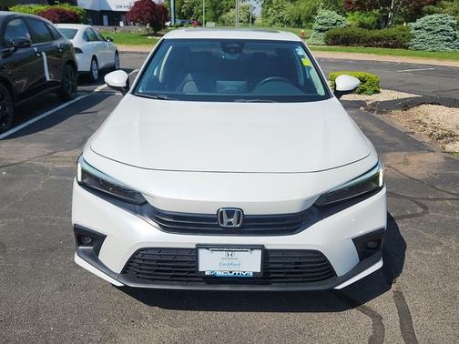 Platinum White Pearl 2024 Honda Civic Touring