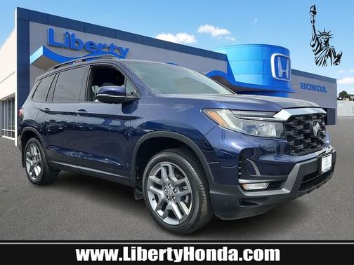 Blue 2023 Honda Passport EX-L