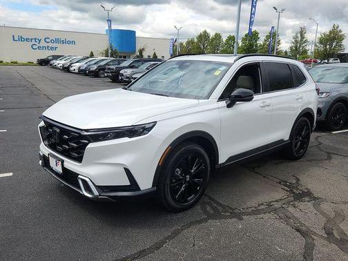 White 2023 Honda CR-V Hybrid Sport Touring