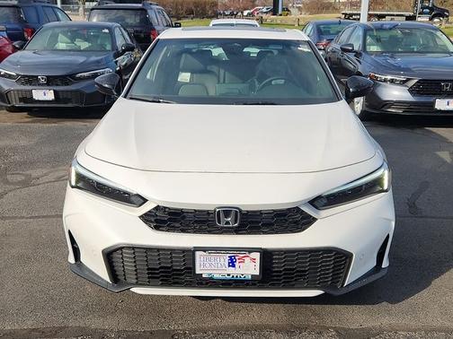 White 2026 Honda Civic Hybrid Sport Touring