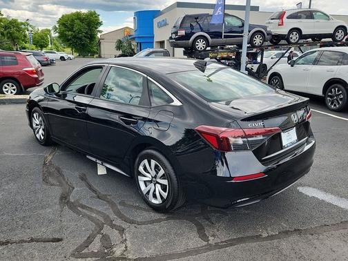 Black 2025 Honda Civic LX