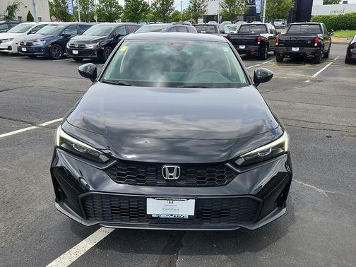 Black 2025 Honda Civic LX
