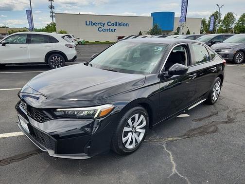 Black 2025 Honda Civic LX