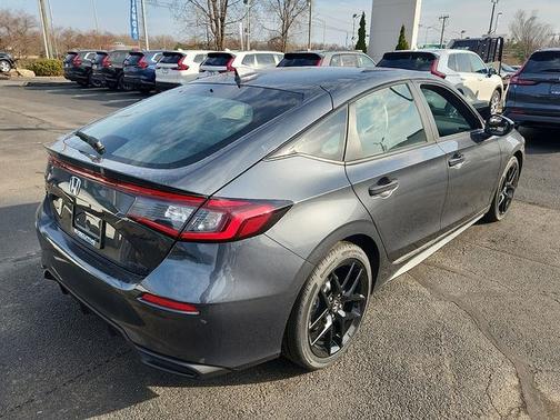 Gray 2026 Honda Civic Hybrid Sport