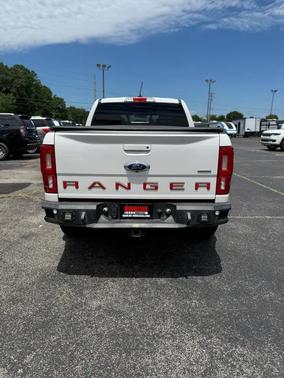 White Platinum Metallic Tri-Coat 2020 Ford Ranger LARIAT