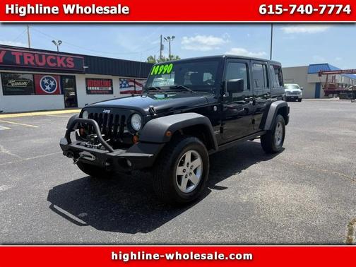 Black Clearcoat 2012 Jeep Wrangler Unlimited Rubicon