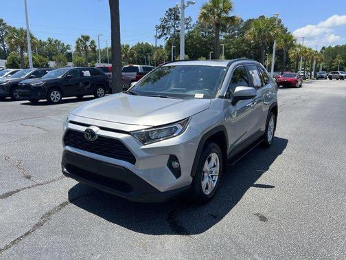 Silver Sky Metallic 2021 Toyota RAV4 XLE