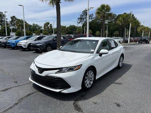 Super White 2020 Toyota Camry LE