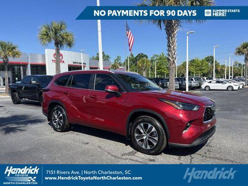 Ruby Flare Pearl 2025 Toyota Highlander XLE