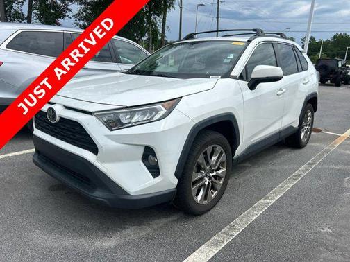 Super White 2019 Toyota RAV4 XLE Premium