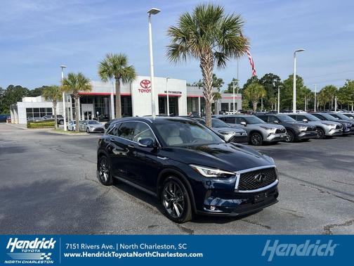 Hermosa Blue 2021 INFINITI QX50 AUTOGRAPH AWD