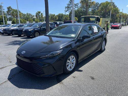 Midnight Black Metallic 2025 Toyota Camry LE
