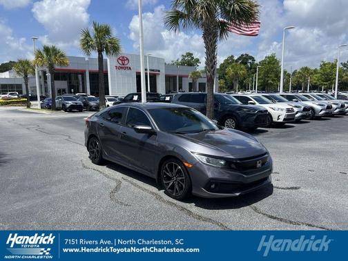 Modern Steel Metallic 2019 Honda Civic Sport