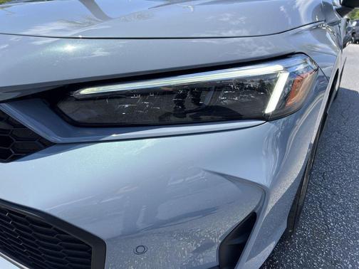 Sonic Gray Pearl 2025 Honda Civic Hybrid Sport Touring