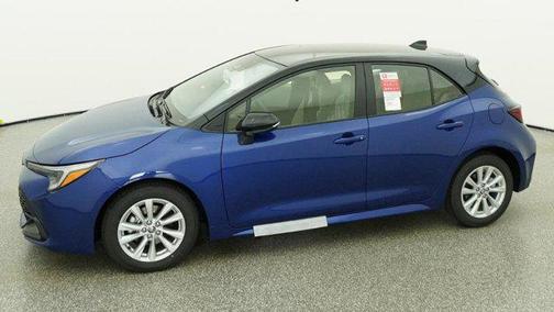 Blue Crush Metallic/Midnight Black Metallic 2026 Toyota Corolla SE