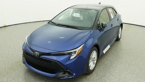 Blue Crush Metallic/Midnight Black Metallic 2026 Toyota Corolla SE