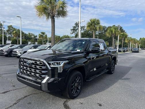 Midnight Black Metallic 2024 Toyota Tundra Hybrid Platinum