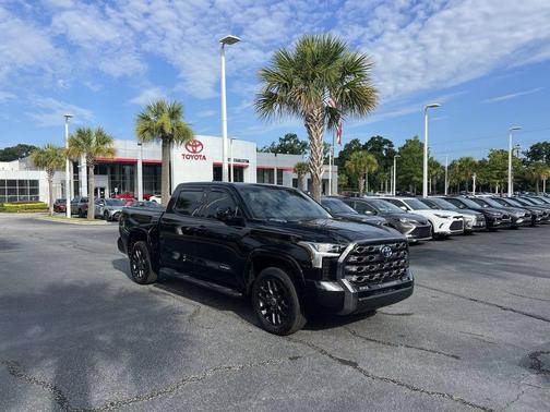 Midnight Black Metallic 2024 Toyota Tundra Hybrid Platinum