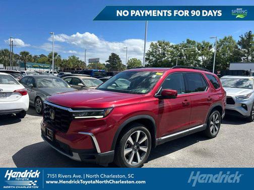 Radiant Red Metallic II 2023 Honda Pilot AWD Elite