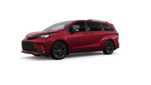 Ruby Flare Pearl 2026 Toyota Sienna XSE 7 Passenger