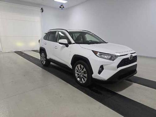Super White 2019 Toyota RAV4 XLE Premium
