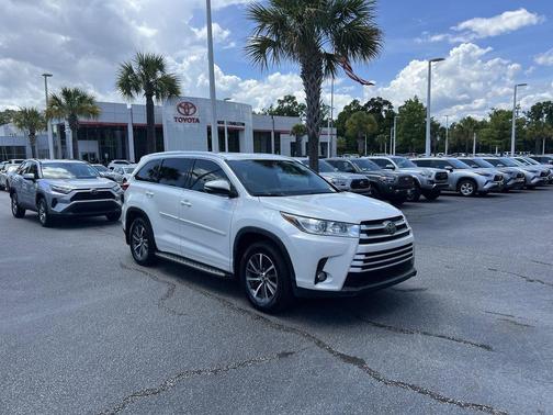 Blizzard Pearl 2017 Toyota Highlander XLE