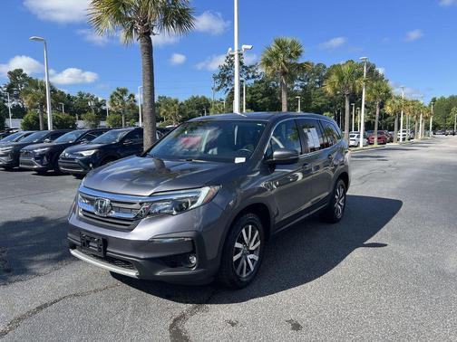 Modern Steel Metallic 2021 Honda Pilot AWD EX-L