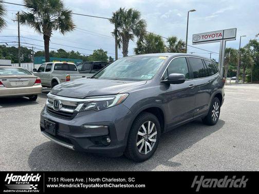 Modern Steel Metallic 2021 Honda Pilot AWD EX-L
