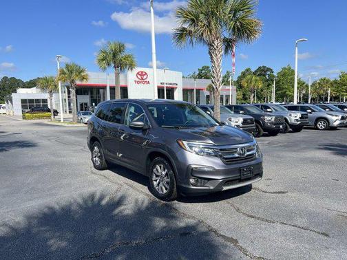 Modern Steel Metallic 2021 Honda Pilot AWD EX-L