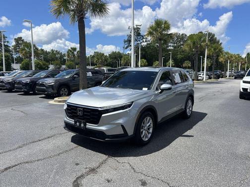Solar Silver Metallic 2025 Honda CR-V EX-L 2WD