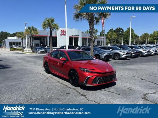 Supersonic Red 2025 Toyota Camry SE