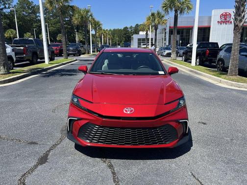 Supersonic Red 2025 Toyota Camry SE