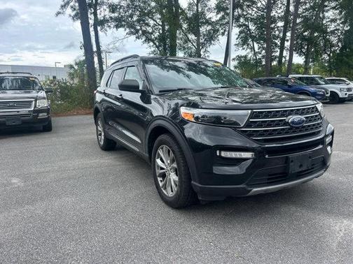 Agate Black Metallic 2021 Ford Explorer XLT