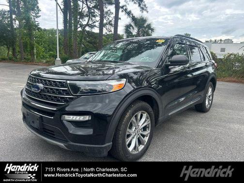 Agate Black Metallic 2021 Ford Explorer XLT