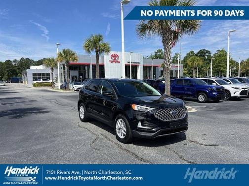 Agate Black Metallic 2023 Ford Edge SEL