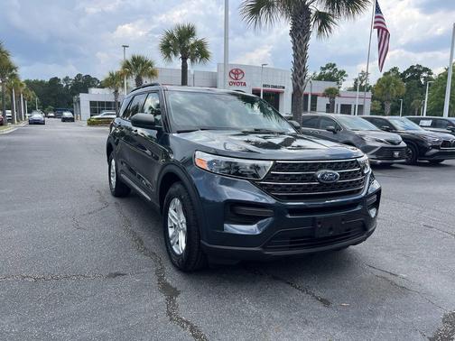 Stone Blue Metallic 2023 Ford Explorer XLT